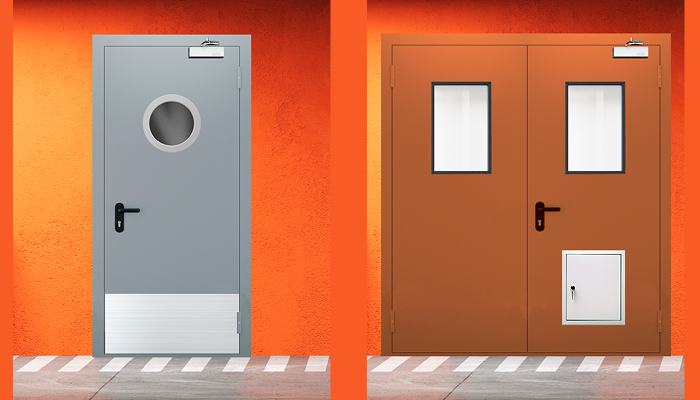 Однопольные и двупольные противопожарные двери: какие выбрать?