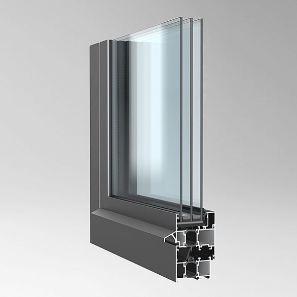 Алюминиевое окно ALT W62